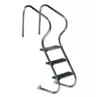 Лестница Easy Access 4 ступени (нерж.ст., ступени двойные люкс) AISI-316