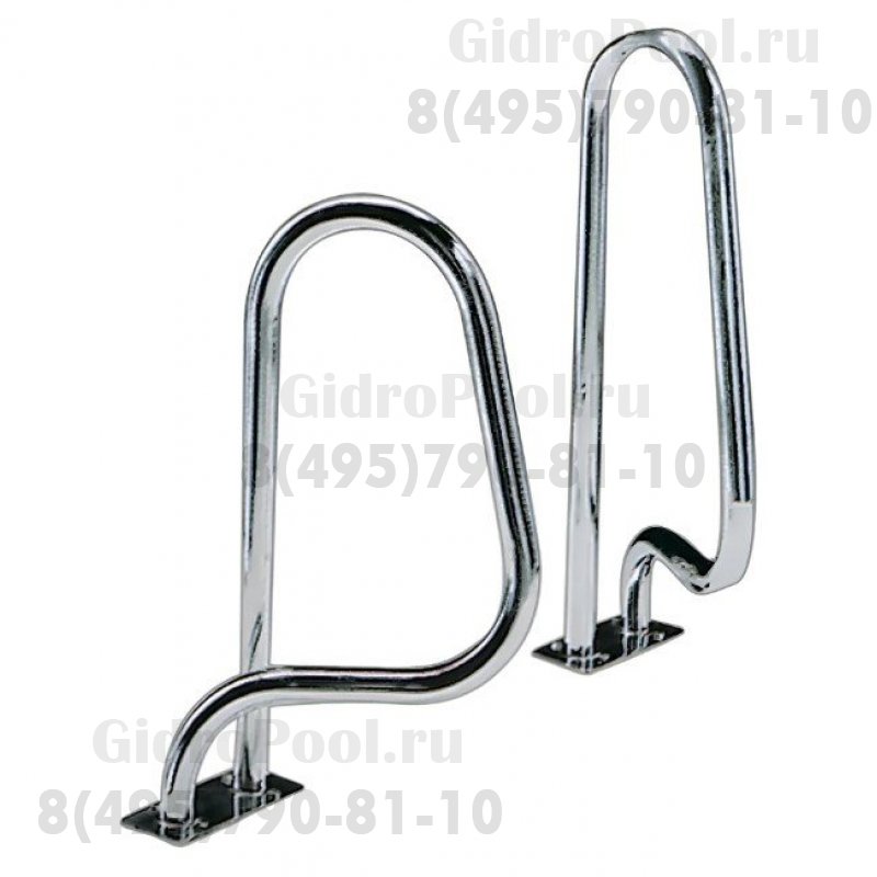 Поручень для выхода из бассейна перекрестный 375 х 750/900мм., AISI-316 (2шт)