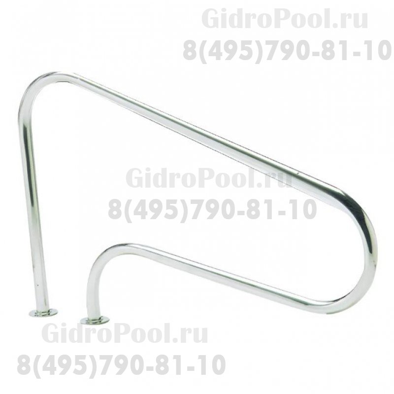 Поручень для римской лестницы дл. 1250мм. анкер. крепление, AISI-316