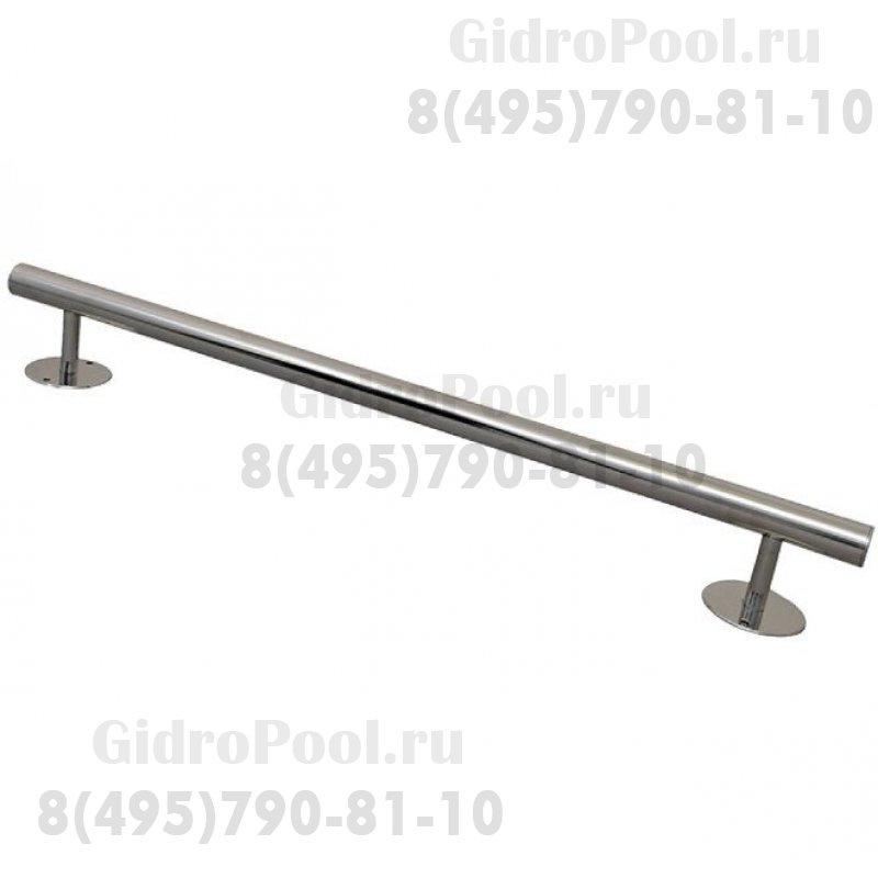 Поручень стеновой прямой 1.0м из нерж. стали AISI-316