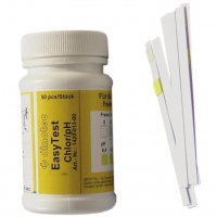 Easytest Chlor 2 в 1, Свободный Cl, pH, упаковка 50 полосок