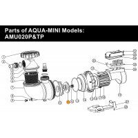 Крыльчатка насоса AQUA-MINI AMU 16/20 Emaux (01311046)