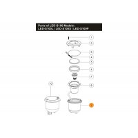 Ниша закладная нерж.сталь прожектора Emaux S100SN (88043602)