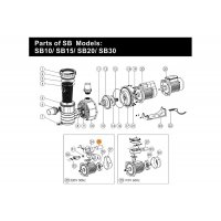 Конденсатор насоса SB15 25мкф (04016014)