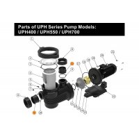 Гайка муфты d 63/75 мм насоса EPH Emaux 01013147