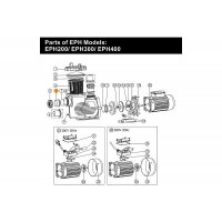 Втулка муфты d 63 мм насоса EPH Emaux 01171160