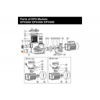 Втулка муфты d 75 мм насоса EPH Emaux 430300985