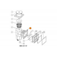 Фланец корпуса (п.9) скиммера Emaux EM00130-SV (01050168)