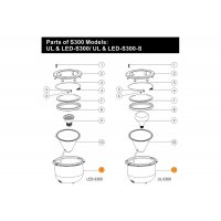 Ниша закладная из нерж. стали прожектора (300Вт/12В) Emaux ULS-300 (Opus)