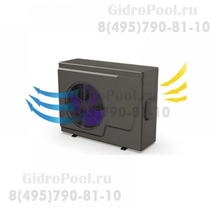 ТЕПЛОВОЙ НАСОС GTC-Front-010, DC Inverter, 9.5кВт, COP до 15.8, 220в, до 1.40кВт, нагрев/охл.