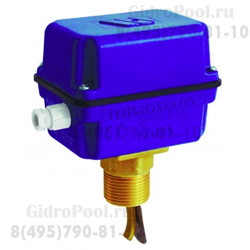 Датчик потока из латуни, наруж. резьба 1