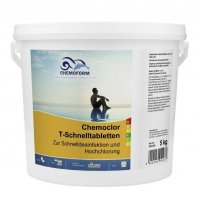 Кемохлор-Т быстрорастворимый стабилизированный хлор 50% в таблетках 20гр., 5 кг