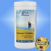 Кемохлор-Т медленнорастворимый стабилизированный хлор 90% в таблетках 20гр., 1 кг