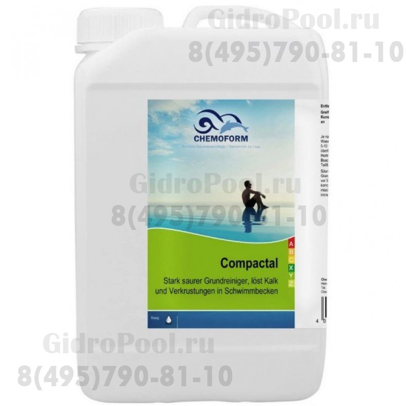 Компактал жидкое средство на основе кислоты для чистки поверхностей 10л Chemoform