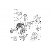 Крыльчатка насоса KS-300 Kripsol RKS 136.A/RBH0007.11R/RPUM0013.11R