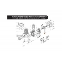 Крыльчатка насоса KAN-1020 н.о.Kripsol RPUM0013.28R