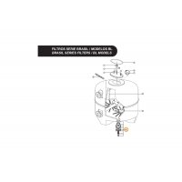 Пробка сливная (компл. с сепаратором) фильтра BRASIL Kripsol RBR 040.A
