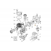 Прокладка крышки задней (фланца) насоса KS Kripsol RKS 160.A/RPUM0016.02R
