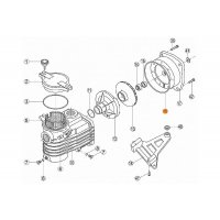 Прокладка крышки задней (фланца) насоса OK Kripsol ROK 160.A/RBH0013.01R/PRUM0016.01R