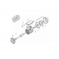 Крышка передняя эл.двигателя NK-33 (МЕС -63) Kripsol M3.7001.A/RBM1010.10R/RMOT0001.00R