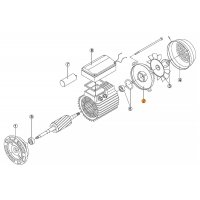 Крышка задняя эл.двигателя насоса KAN (МЕС -132) Kripsol RMOT0002.07R