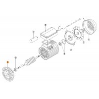 Крышка передняя эл.двигателя OK-100 (МЕС -71) Kripsol (7003.A)