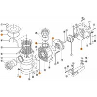 Прокладки (полный комплект) насоса KAN Kripsol RPUM3116.09R