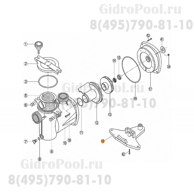 Подставка насоса NK Kripsol RNK 180.A/RBH0009.00R