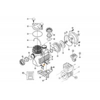 Гайка болта крышки префильтра насоса OK,NK,KS,KAP Kripsol RKS 060.A/RBH0001.02R