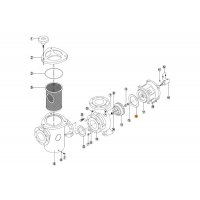 Прокладка крышки задней (фланца) насоса KRF 1250 Kripsol RKR 160.A/RPUM0016.06R