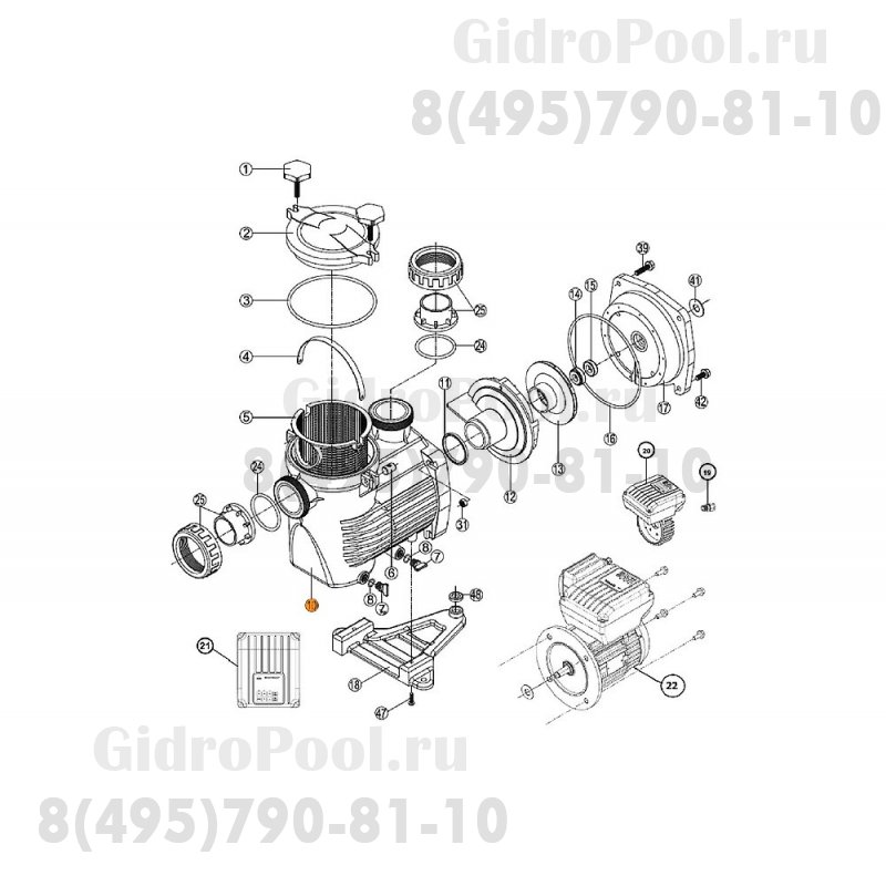 Корпус насоса KS Kripsol RKS RPUM0010.03R/RPUM0010.33R