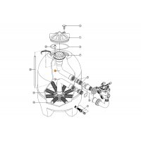 Коллектор верхний с диффузором для фильтра Balear BL 760 (н.о.) Kripsol (RRFI0007.00R+RRFI0015.03R)