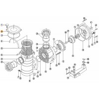 Крышка префильтра насоса KAN с прокладкой Kripsol RKN 020. R/RBH0002.06R