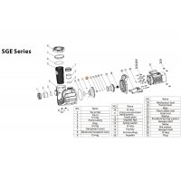 Аппарат направления насоса SGE Mayer Schwimmbad LX A09150024