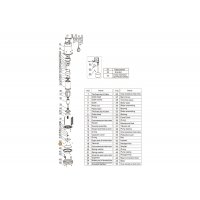 Прокладка-кольцо d200*3.55 крышки нижней насоса QCK55-200 Mayer Schwimmbad LX F02010191