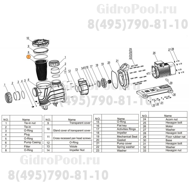 Фильтр грубой очистки насоса SLP Mayer Schwimmbad LX A34080052