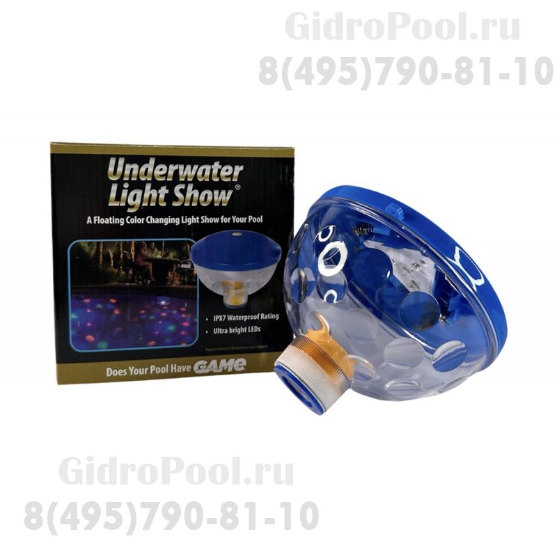 Фонарь плавающий многоцветный (3хАА) Game 3550/3555
