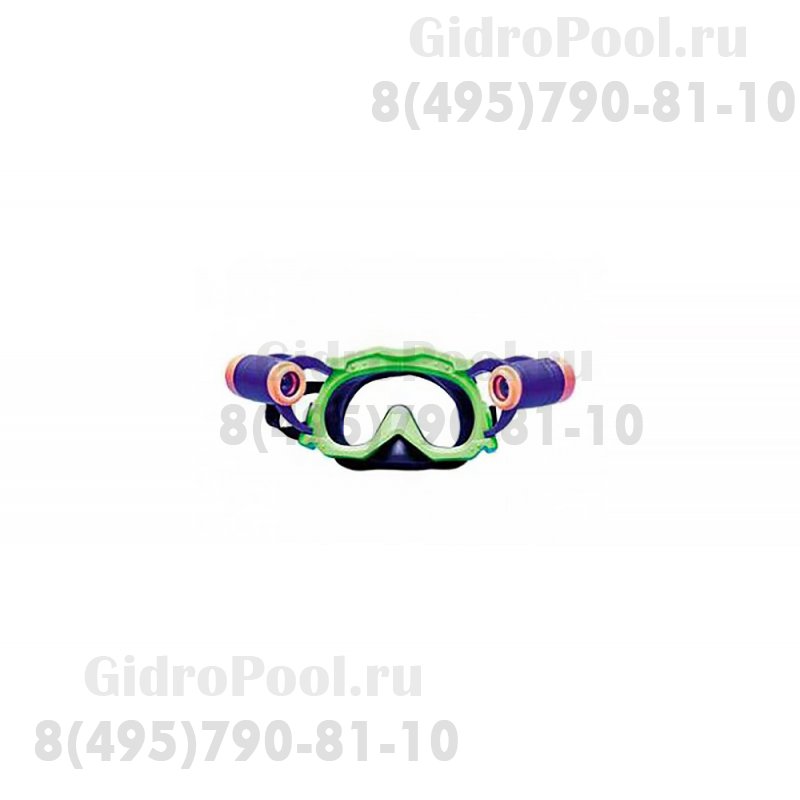 Маска для подводного плавания с перископом и трубкой Game 8505