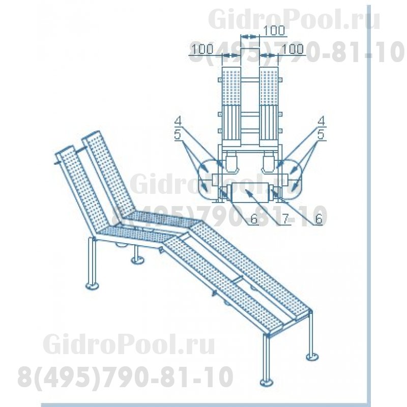 ЛЕЖАК АЭРОМАССАЖНЫЙ ДВОЙНОЙ