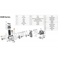 Гайка муфты d50 насоса SGM Mayer Schwimmbad LX A31020006
