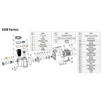 Прокладка-кольцо d62*4.5 муфты d63 насоса SGB Mayer Schwimmbad LX F02010093
