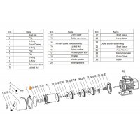 Прокладка-кольцо d148*4 крышки насоса CMF Mayer Schwimmbad LX F02010091