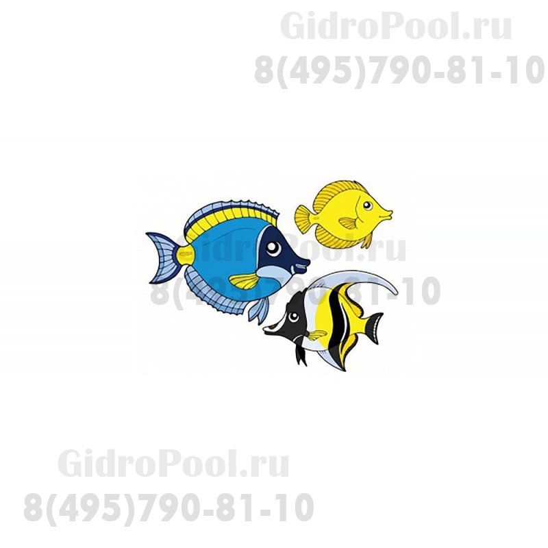 Магниты декоративные - рыбки для сбор. басс. (компл.6 шт.) Game 4382