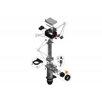 Муфта электронагревателя (пласт. корпус) с датчиком потока(2 шт)Pahlen (19970504+97050+97040/632136)