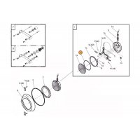 Прокладка-кольцо резиновое крышки контактов лампы и стекла для накладного прож. Pahlen 122629/633355