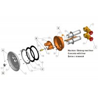 Цанга+труб.мед.д/подс.трубки кап и шлан.заб.возд.прот.Jet Swim 1200,2000 Pahlen122410/1224102/636019