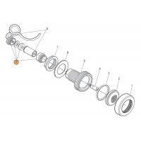 Сальник для герметизации кабеля прожектора для гидромассажных ванн из нерж.стали Pahlen 122726