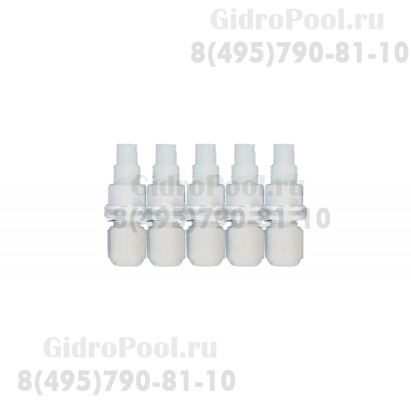 Комплект клапанов инжекторных 5 шт.200/603/800 PVDF-T/SC/FPM SEKO 9900107136/9900107158