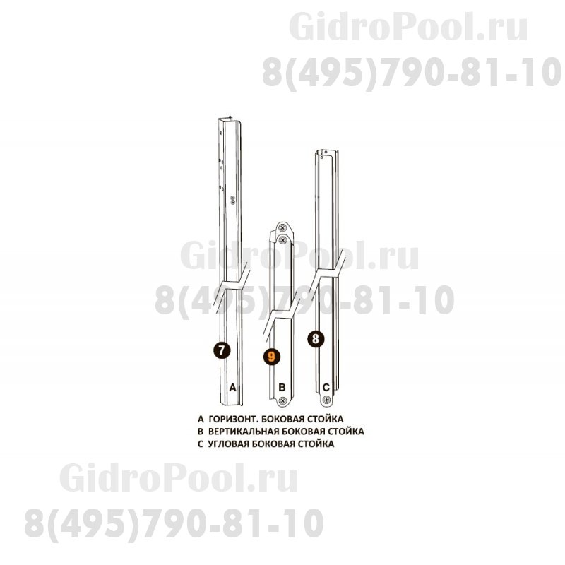 Вертикальная опора бассейна Starmatrix Premium (Wood) 20001019
