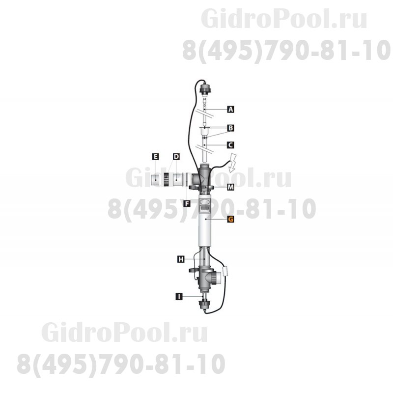 Блок питания установки ультрафиолетовой Blue Lagoon UV-C lonizer 75 W B240003